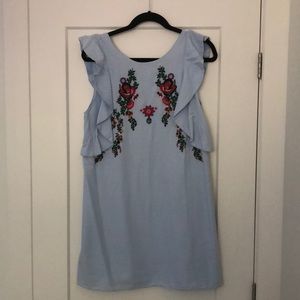 Zara dress with floral detail
